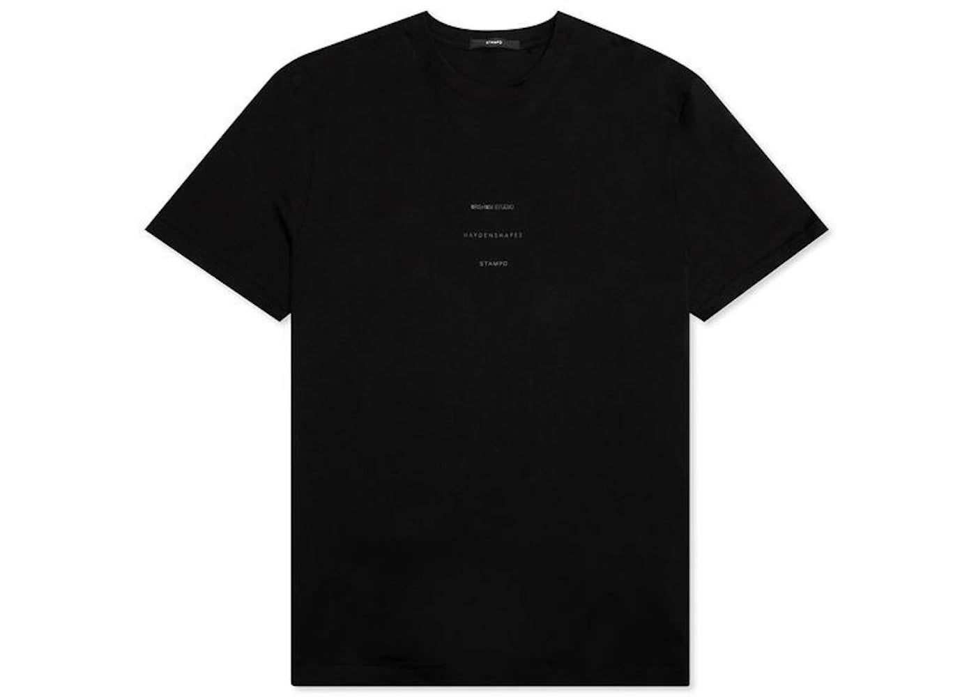 Stampd x Daniel Arsham AHS Logo Tee Black