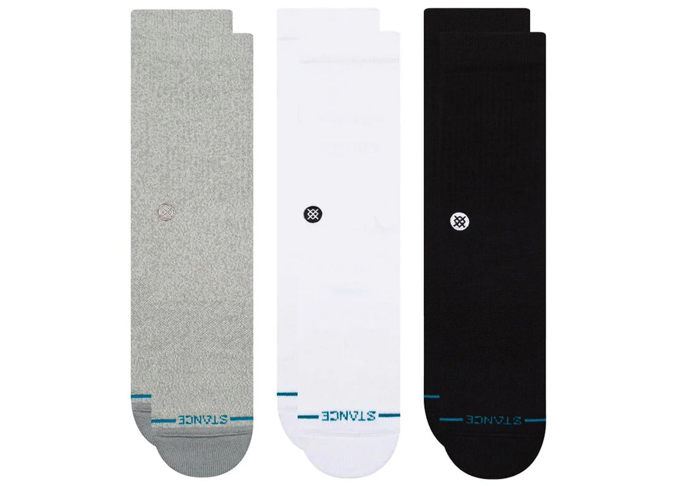 Stance Icon Crew Socks (3 Pack) Multi