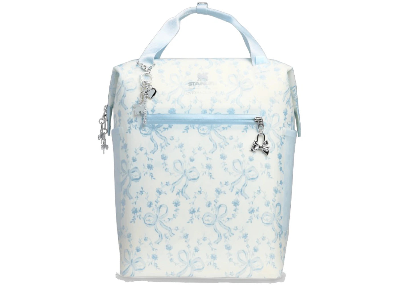 Stanley 1913 x LoveShackFancy Holiday All Day Madeleine Mini Cooler Backpack Coquette Bow Winter Ice