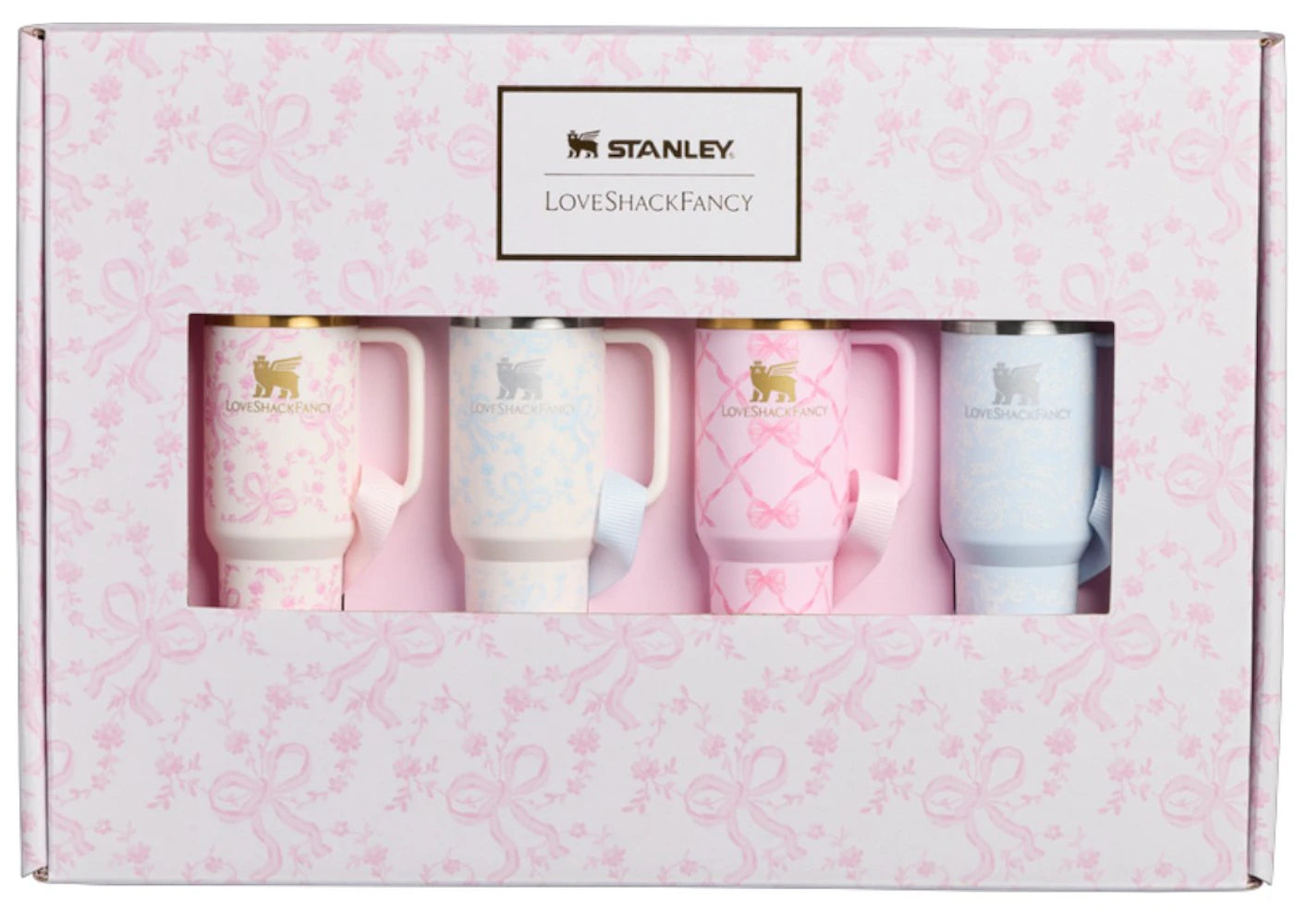 Stanley 1913 x LoveShackFancy Holiday Quencher ProTour Ornament Set Multi Color Pk