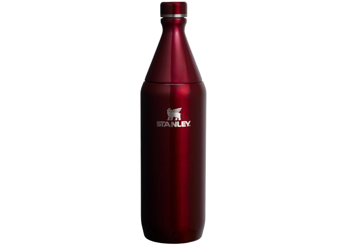 Stanley All Day 34oz Slim Bottle Garnet Shine