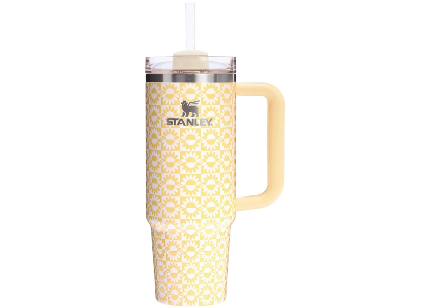Stanley Flowstate Quencher 30oz Tumbler Butter Sunflower