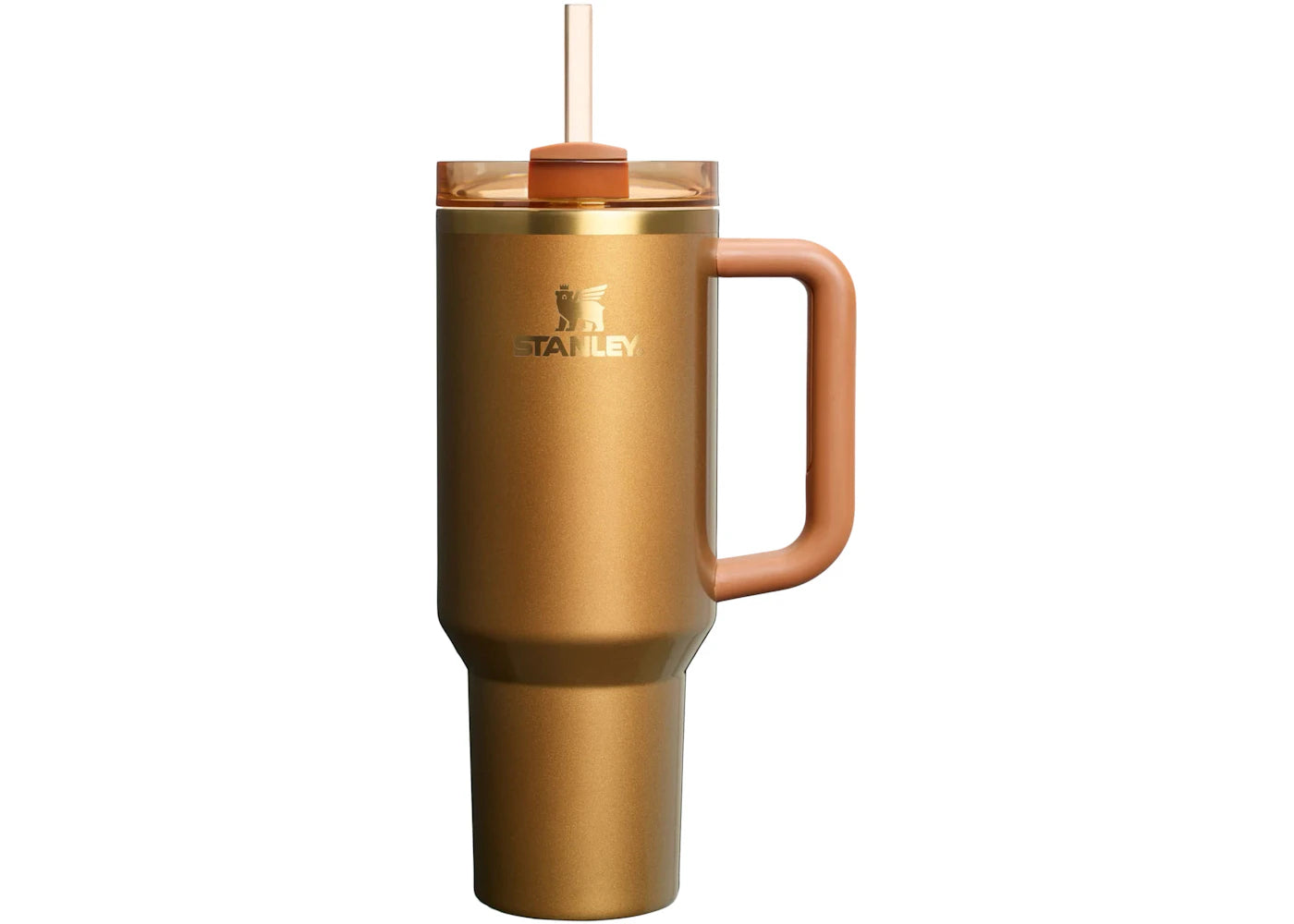 Stanley Flowstate Quencher 40oz Tumbler Copper Tinsel