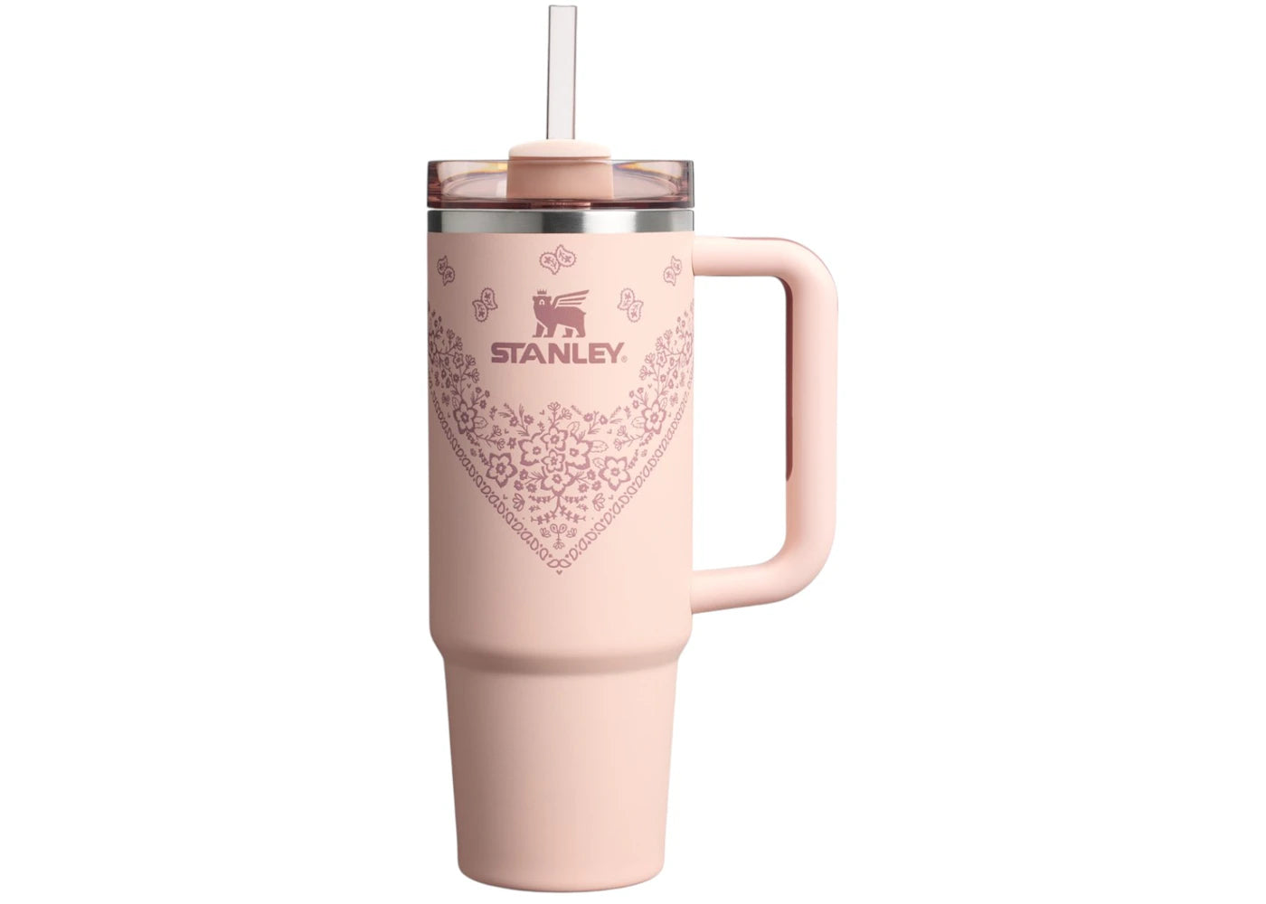 Stanley Mesa Rose Collection Flowstate Quencher 30oz Tumbler Conch Floral