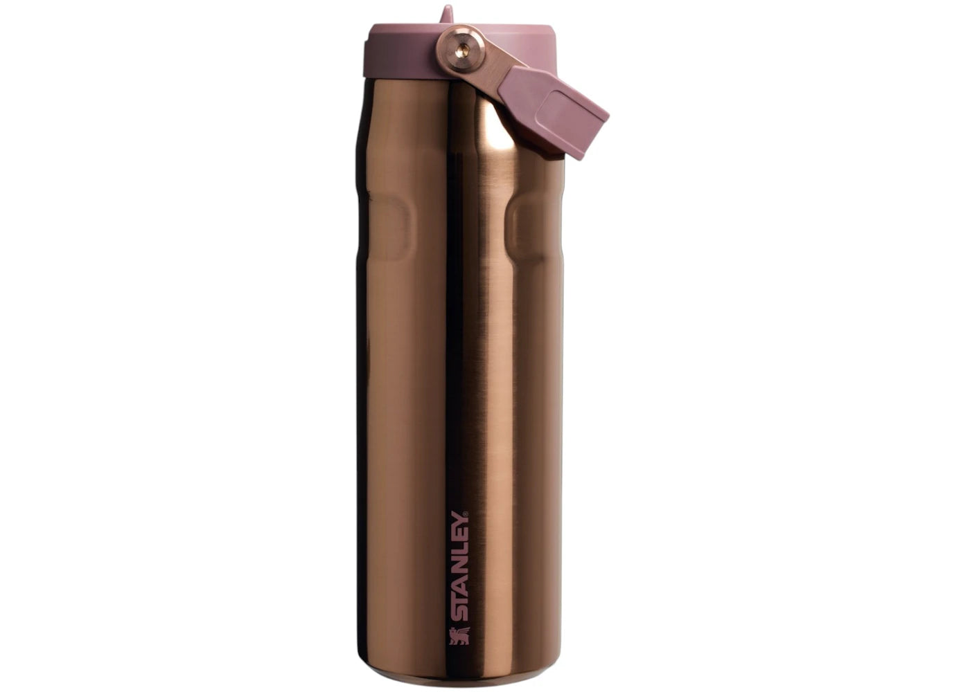 Stanley Mesa Rose Collection The Iceflow 24oz Bottle With Flip Straw Lid Polished Rose Gold
