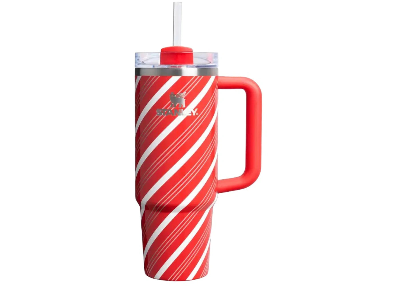 Stanley Stainless Steel FlowState Quencher 30oz Tumbler Candy Cane Twist