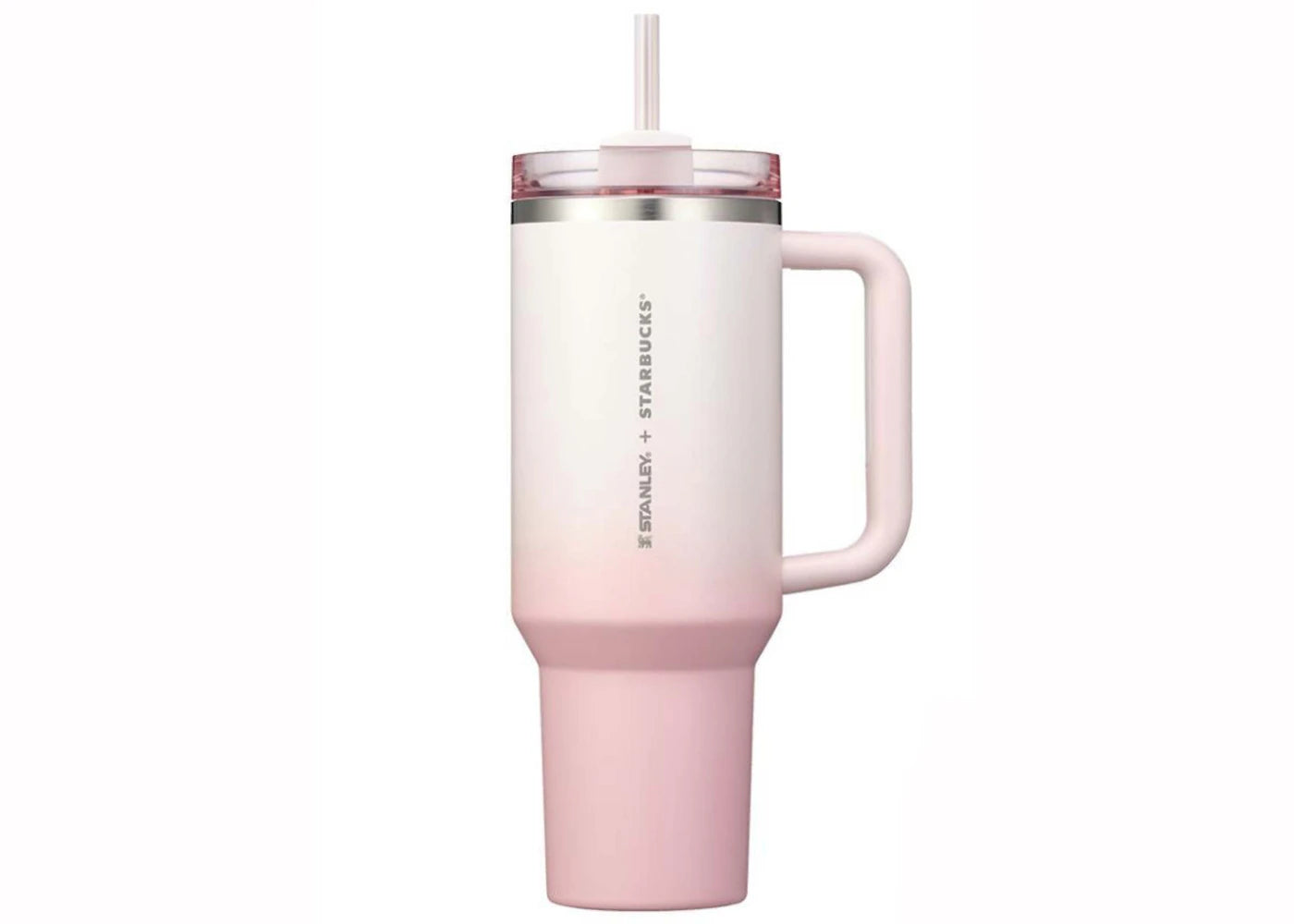 Stanley Starbucks Korea Exclusive Flowstate Quencher 40oz Tumbler Pink