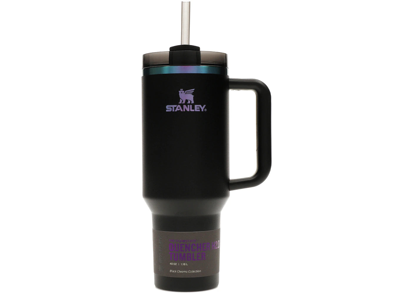 Stanley The Black Chroma Collection Flowstate Quencher 40oz Tumbler Black Chroma