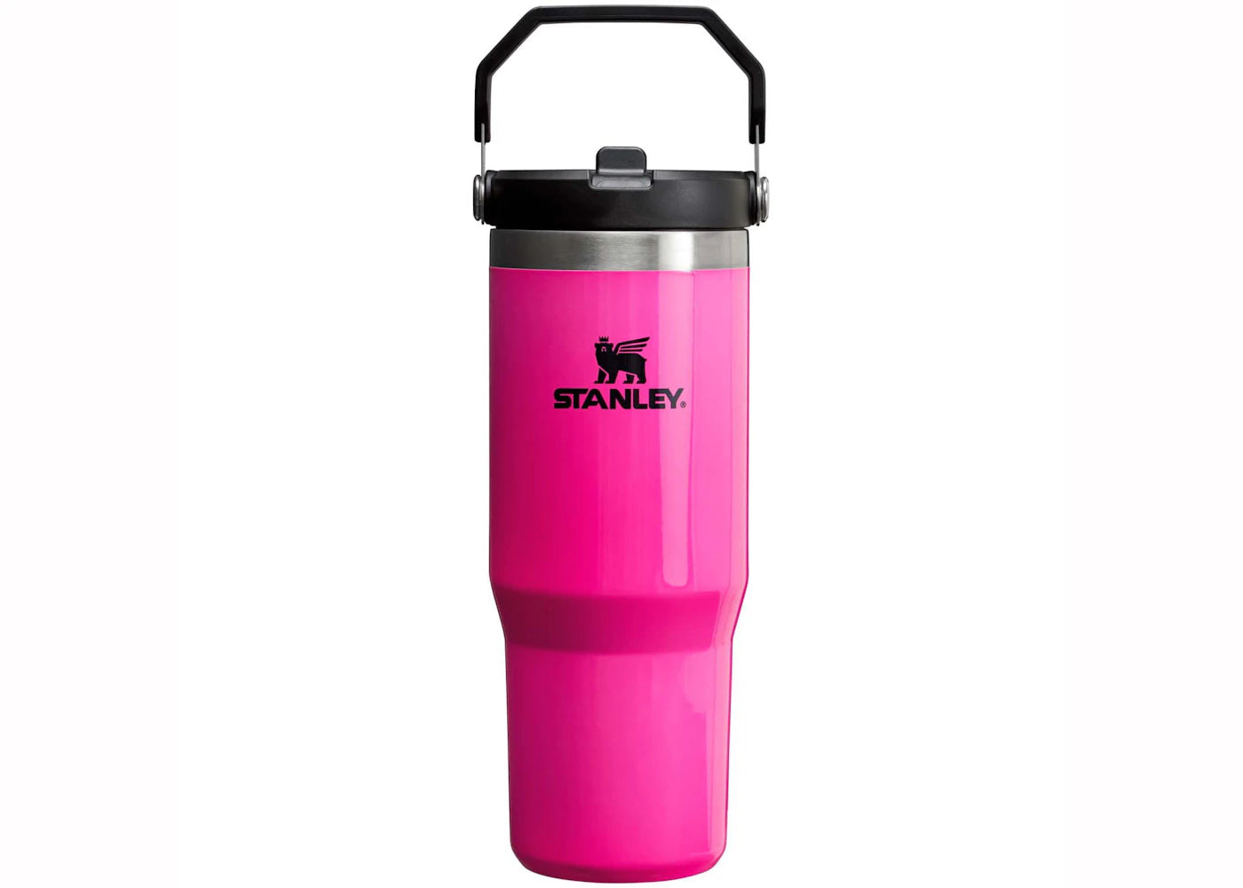 Stanley The Neon Collection IceFlow Flip Straw 30oz Tumbler Electric Pink