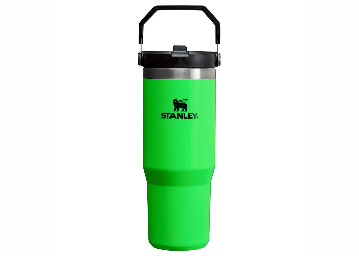 Stanley The Neon Collection IceFlow Flip Straw 30oz Tumbler Neon Green