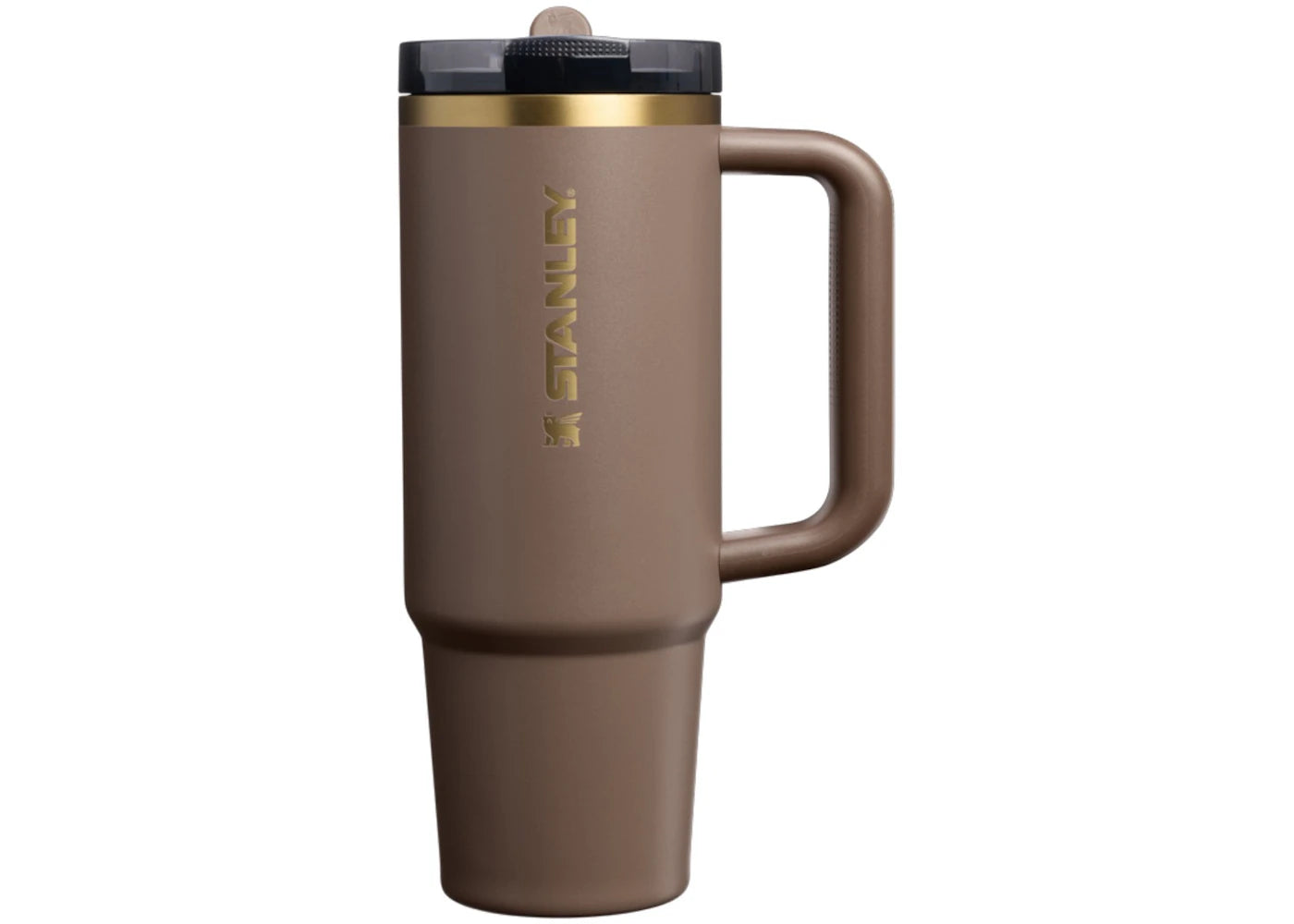 Stanley The Quencher ProTour Flip Straw 30oz Tumbler Espresso Gold