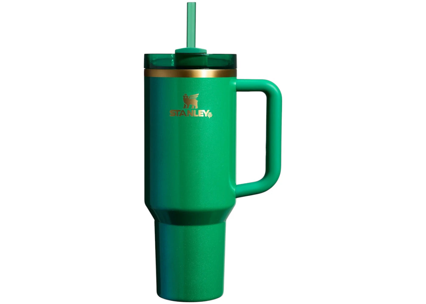 Stanley The St. Patrick's Day Flowstate Quencher 40oz Tumbler Shamrock Green