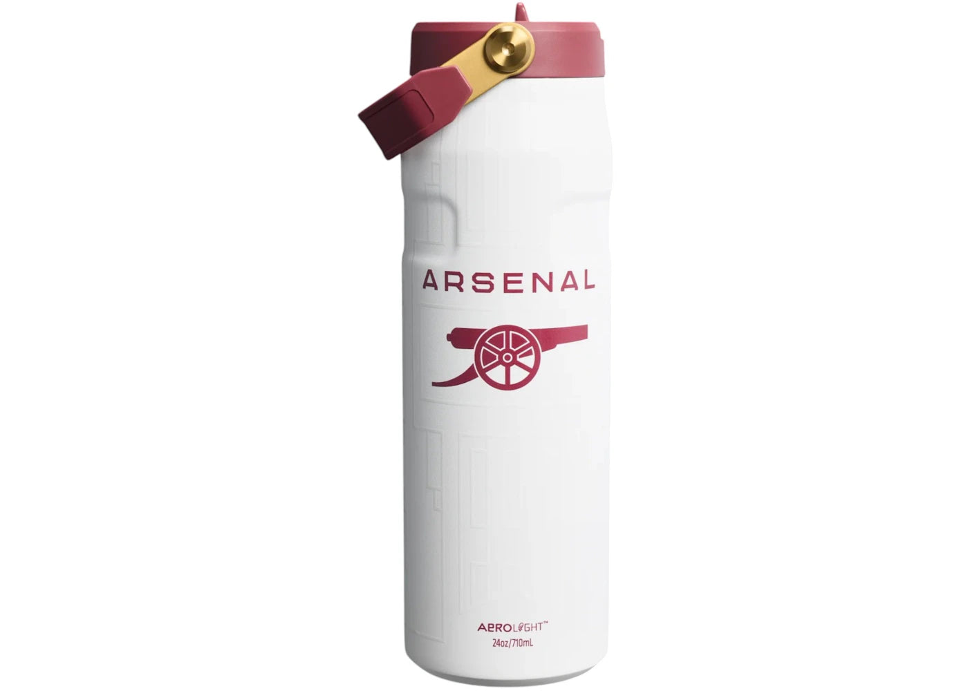 Stanley x Arsenal IceFlow Bottle Flip Straw 2.0 24oz Tumbler Arsenal Homage