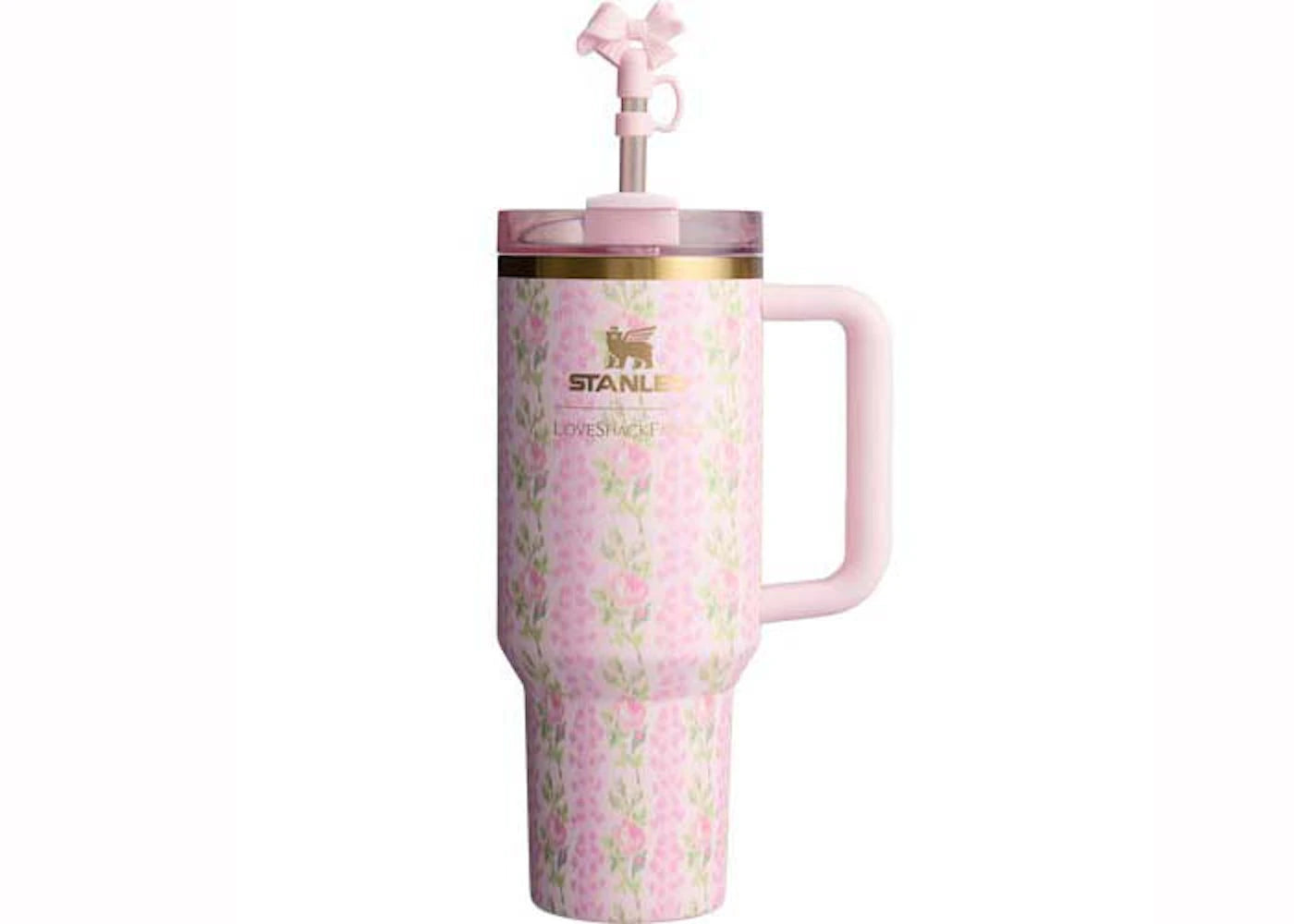 Stanley x LoveShackFancy Flowstate Quencher 40oz Tumbler BloomingHeirloom