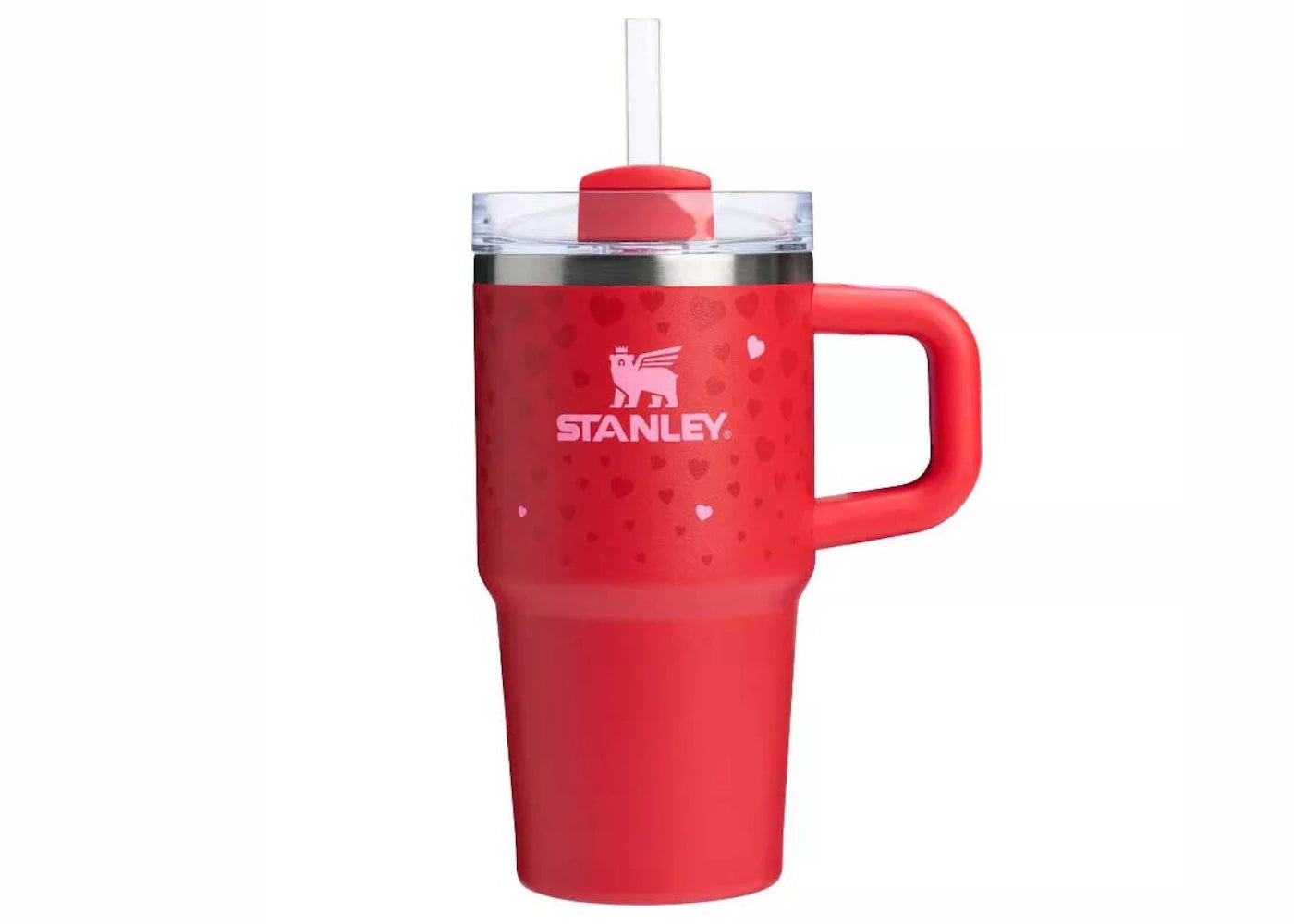 Stanley x Target Exclusive Valentines Day Flowstate Quencher 20oz Tumbler Ruby Hearts