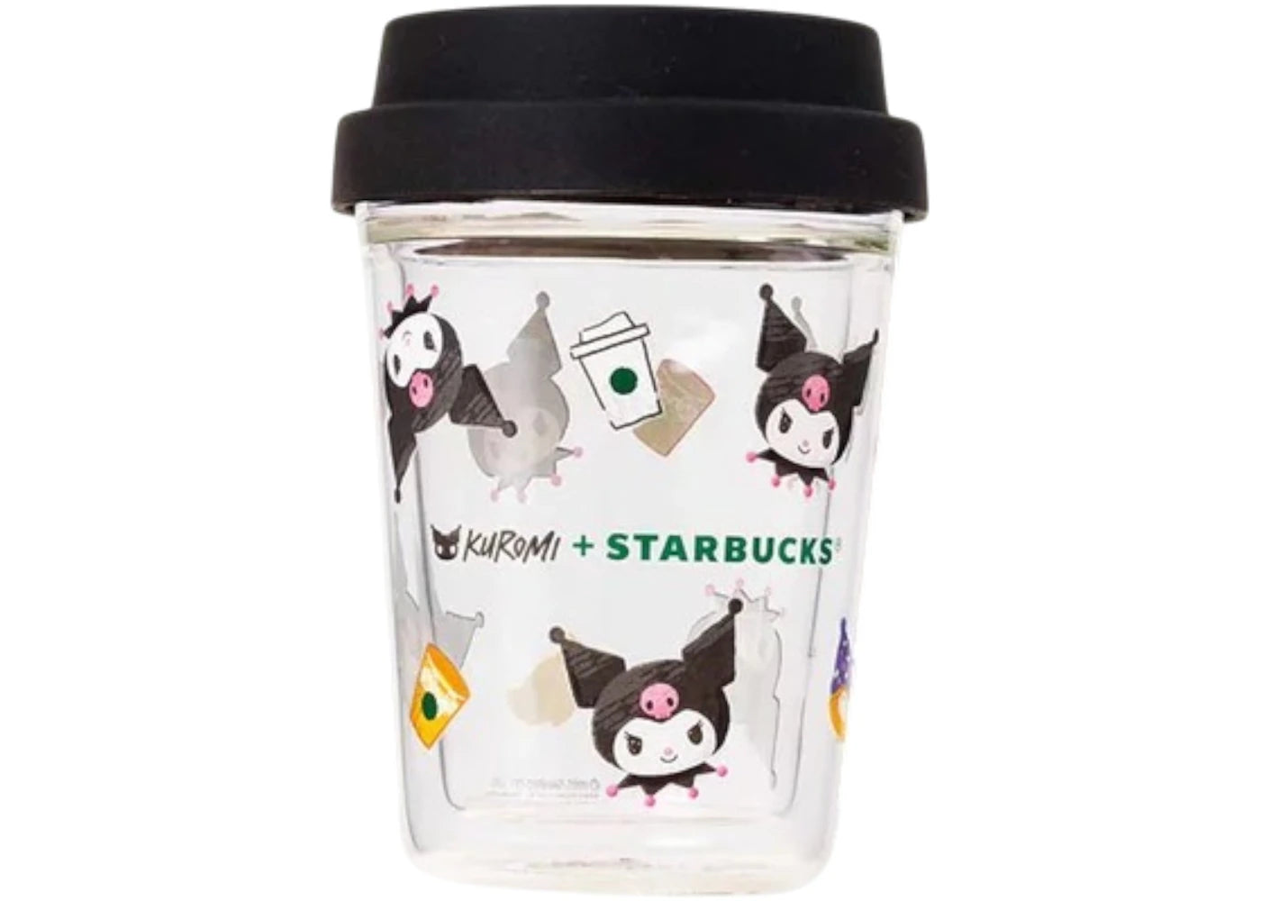 Starbucks KUROMI 10oz Double-Walled Glass with Lid