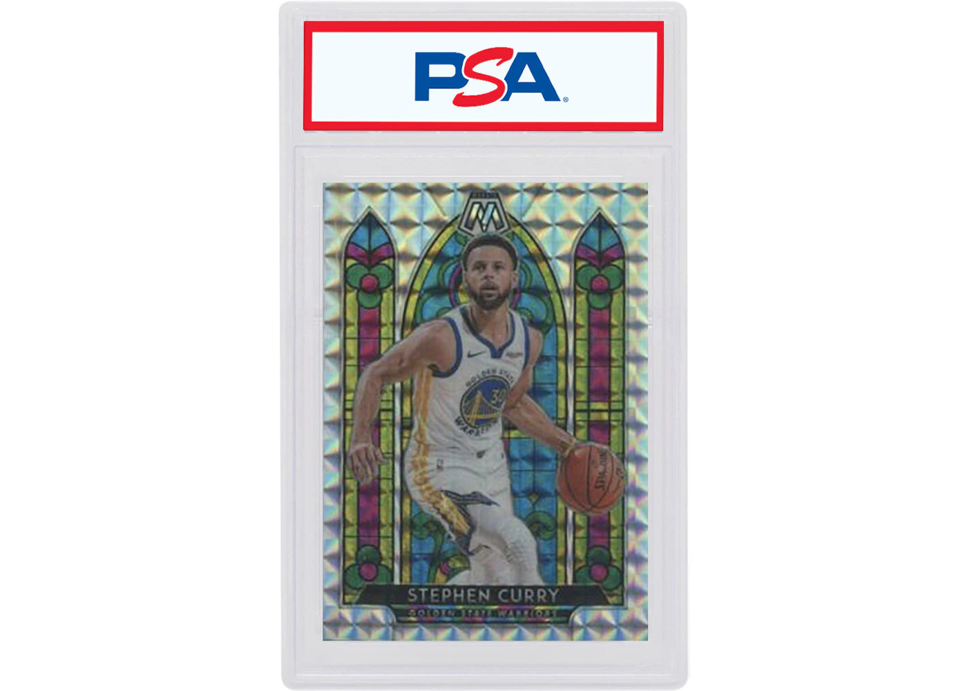Stephen Curry 2019 Panini Mosaic Stained Glass #1 (PSA or BGS Graded)