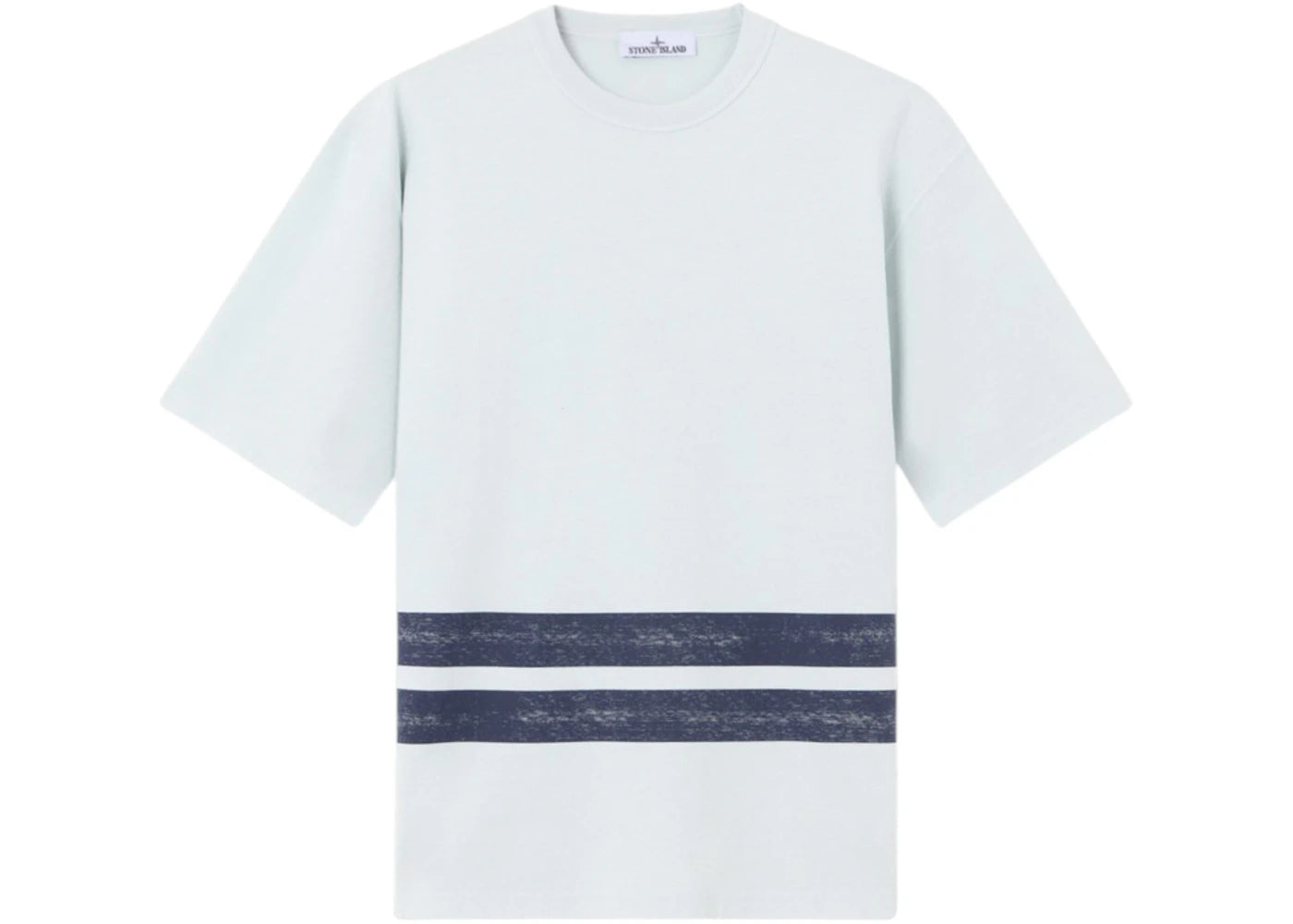 Stone Island 2100003 Combed Organic Cotton Marina Jersey T-shirt Light Blue