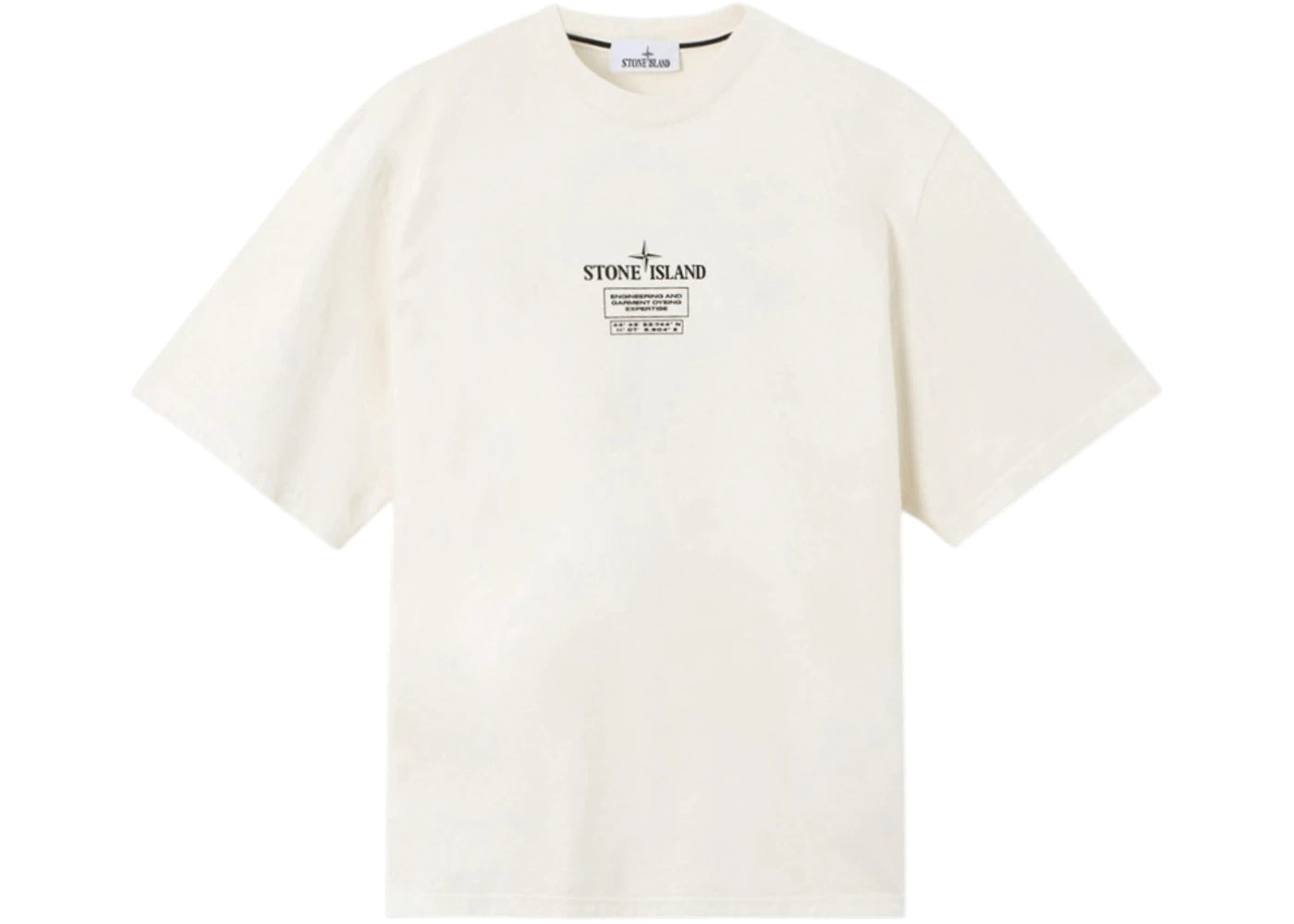 Stone Island 2100037 Combed Organic Cotton Jersey T-shirt Ivory