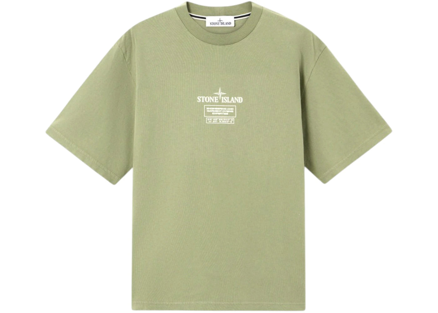 Stone Island 2100037 Combed Organic Cotton Jersey T-shirt Sage Green