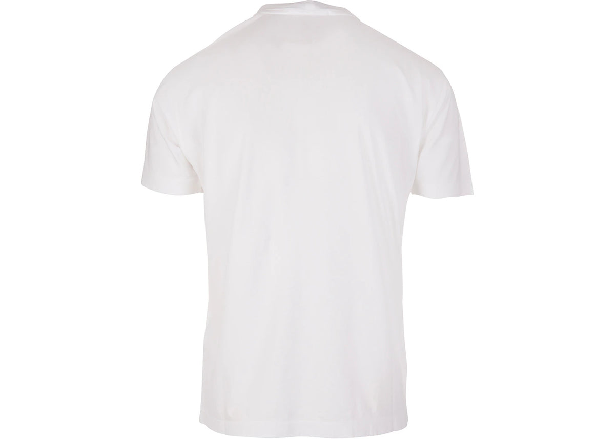 Stone Island 24113 60/2 Cotton Jersey Garment Dyed T-Shirt White