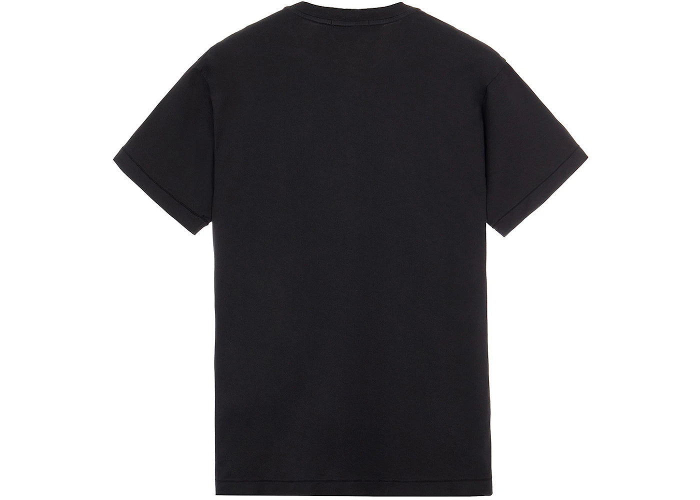 Stone Island 24113 60/2 Cotton Slim fit Logo Applique T-Shirt Black