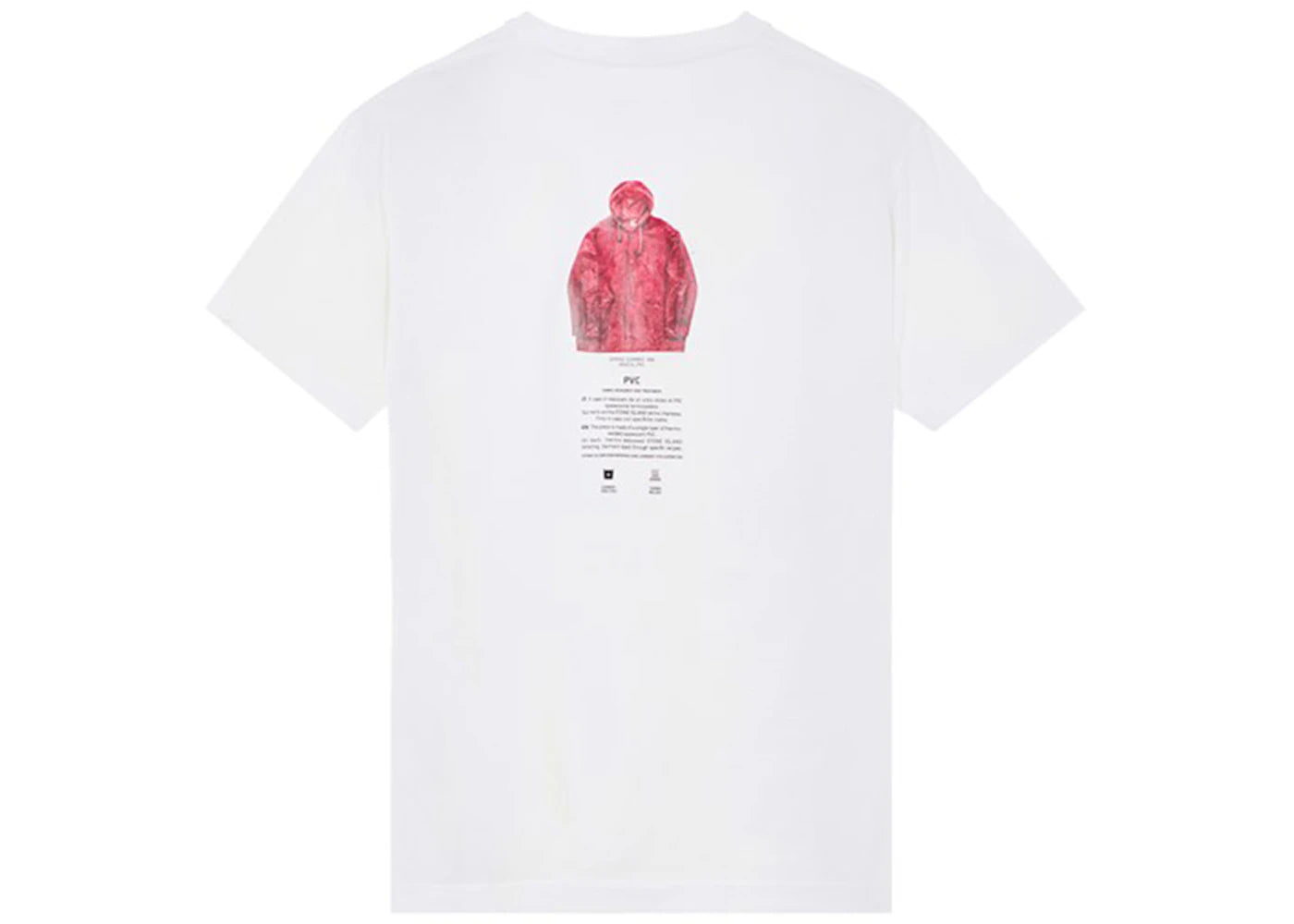 Stone Island 2NS91 Stone Island Archivio Project PVC T-shirt White