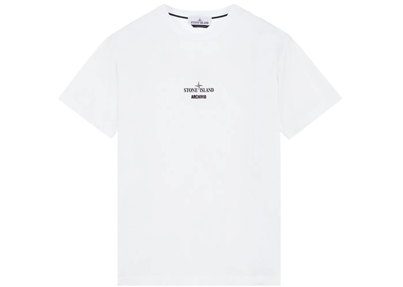 Stone Island 2NS91 Stone Island Archivio Project PVC T-shirt White