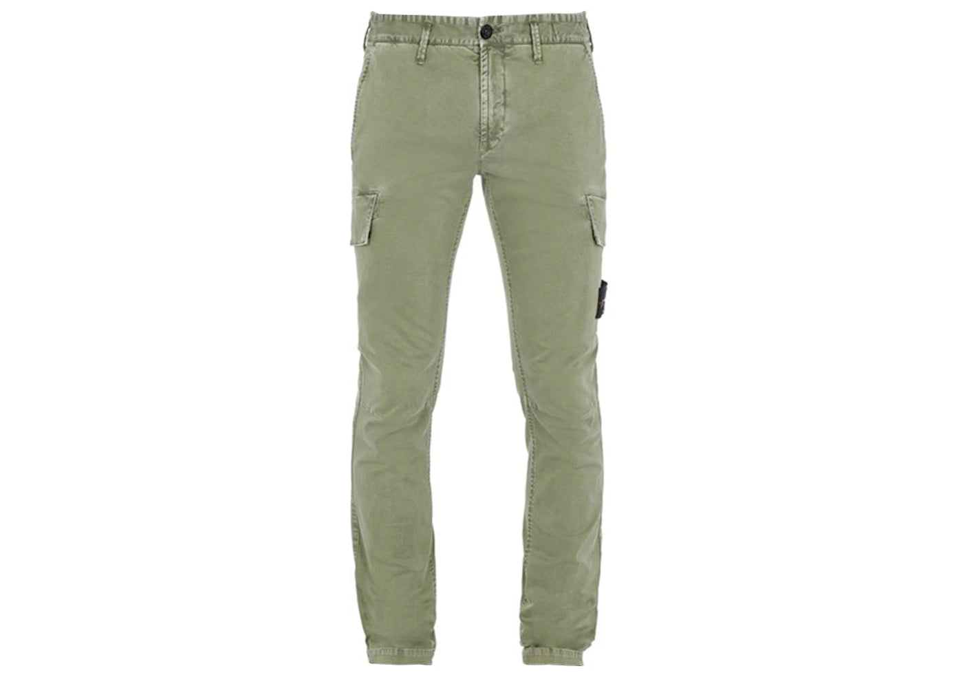 Stone Island 30604 Organic Cotton Old Treatment Pants Sage Green