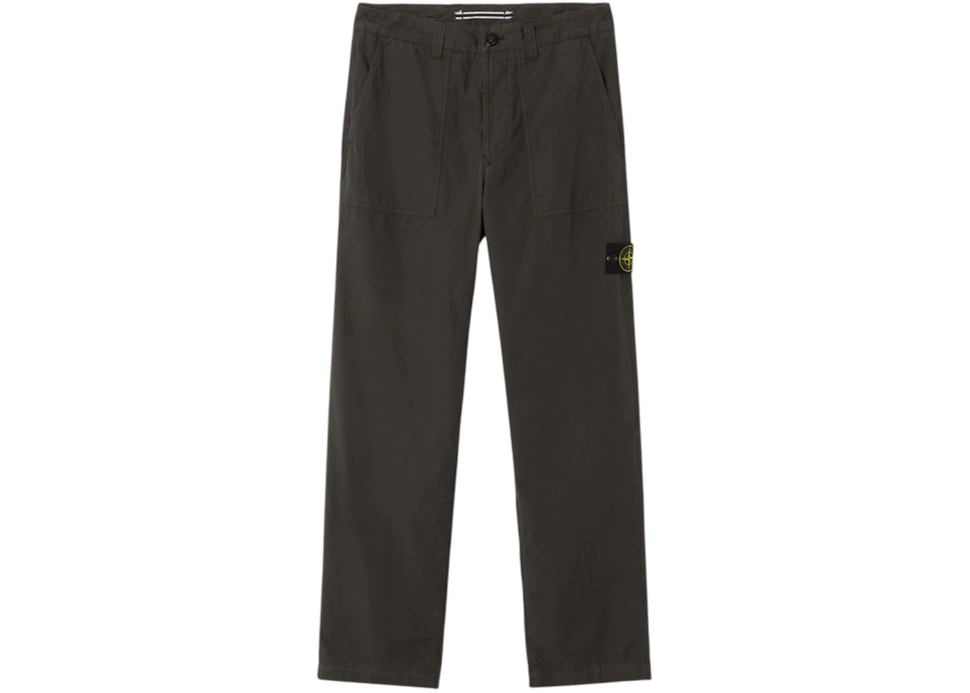 Stone Island 3100005 Canvas Weave Cotton Organic Cotton Pant Lead Grey