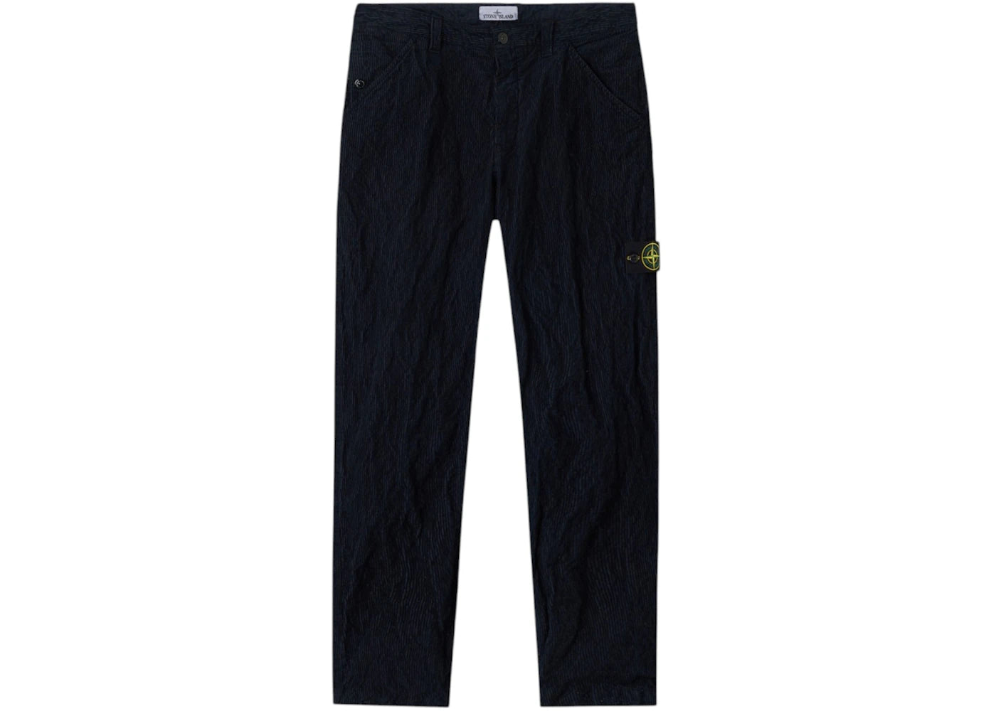 Stone Island 3100026 Wrinkled Corduroy 500-TC Pant Navy Blue