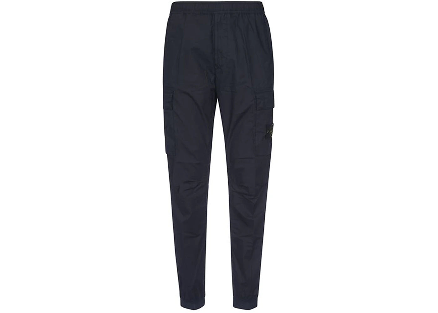 Stone Island 31303 Stretch Cotton Tela 'Paracadute' Garment Dyed Cargo Pants Navy