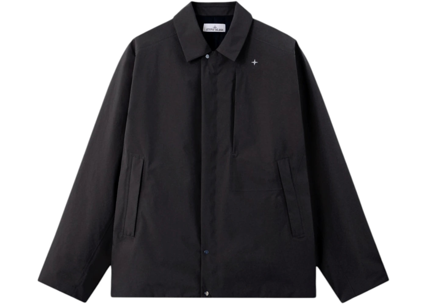 Stone Island 3L Gore-Tex Made Bionic Poly Stellina 4100043 Jacket Lead Grey