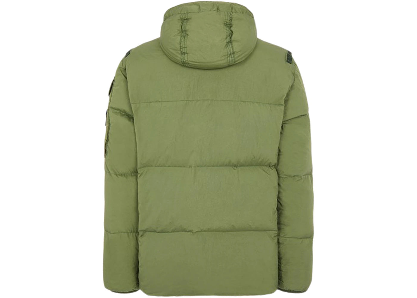Stone Island 40223 Garment Dyed Crinkle Reps R-NY Down Jacket Olive Green