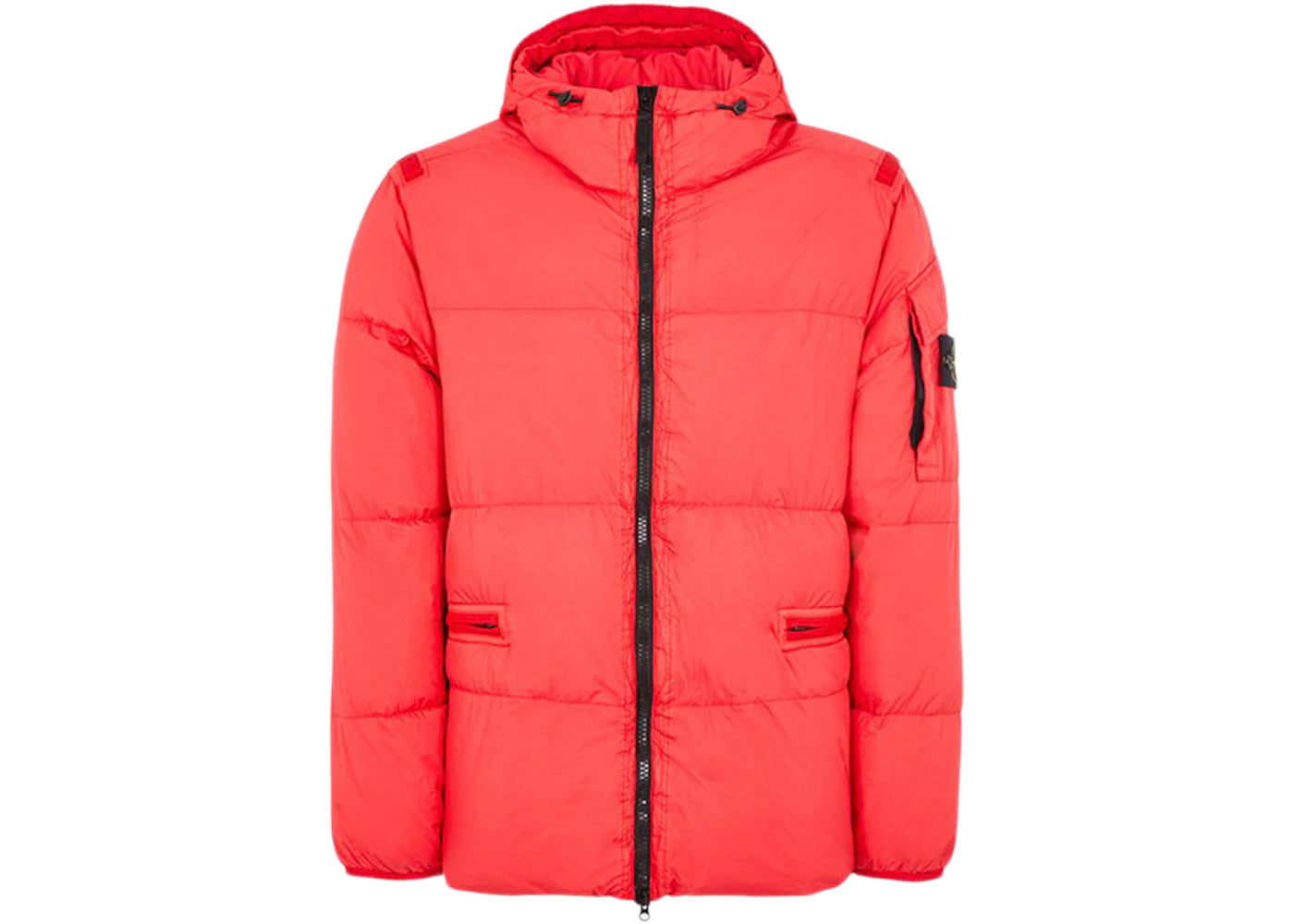 Stone Island 40223 Garment Dyed Crinkle Reps R-NY Down Jacket Red