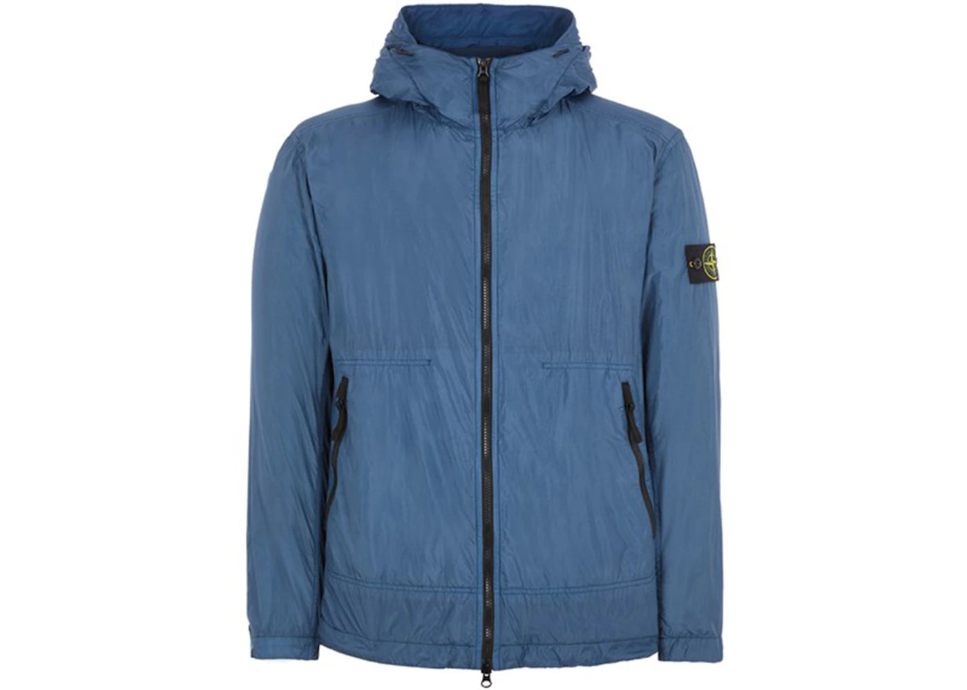 Stone Island 40522 Garment Dyed Crinkle Reps NY Jacket Avio Blue