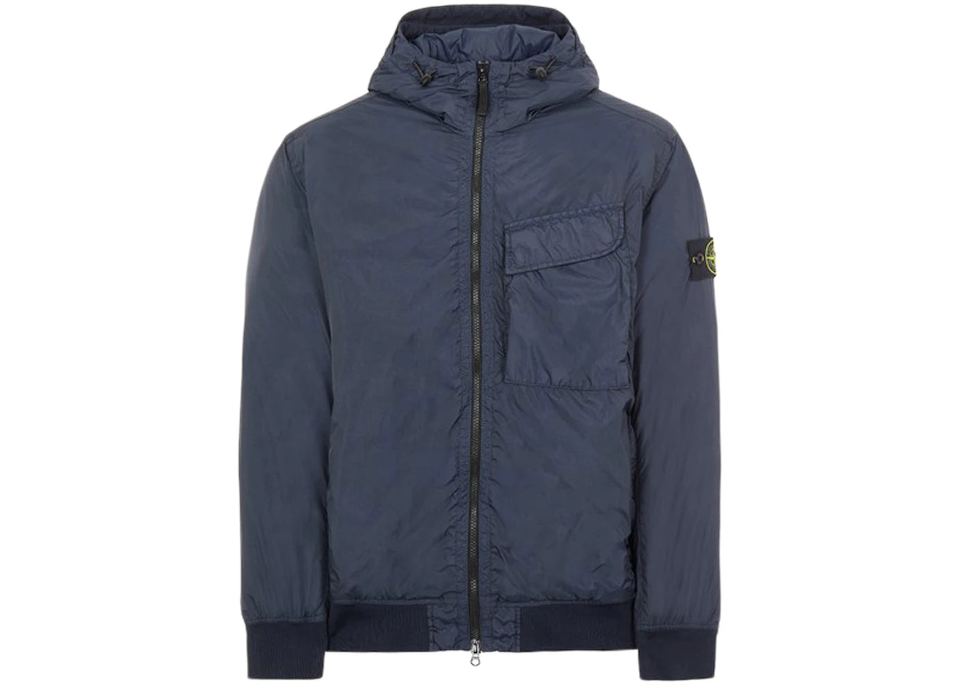 Stone Island 40723 Garment Dyed Crinkle Reps R-NY With Primaloft-TC Jacket Blue