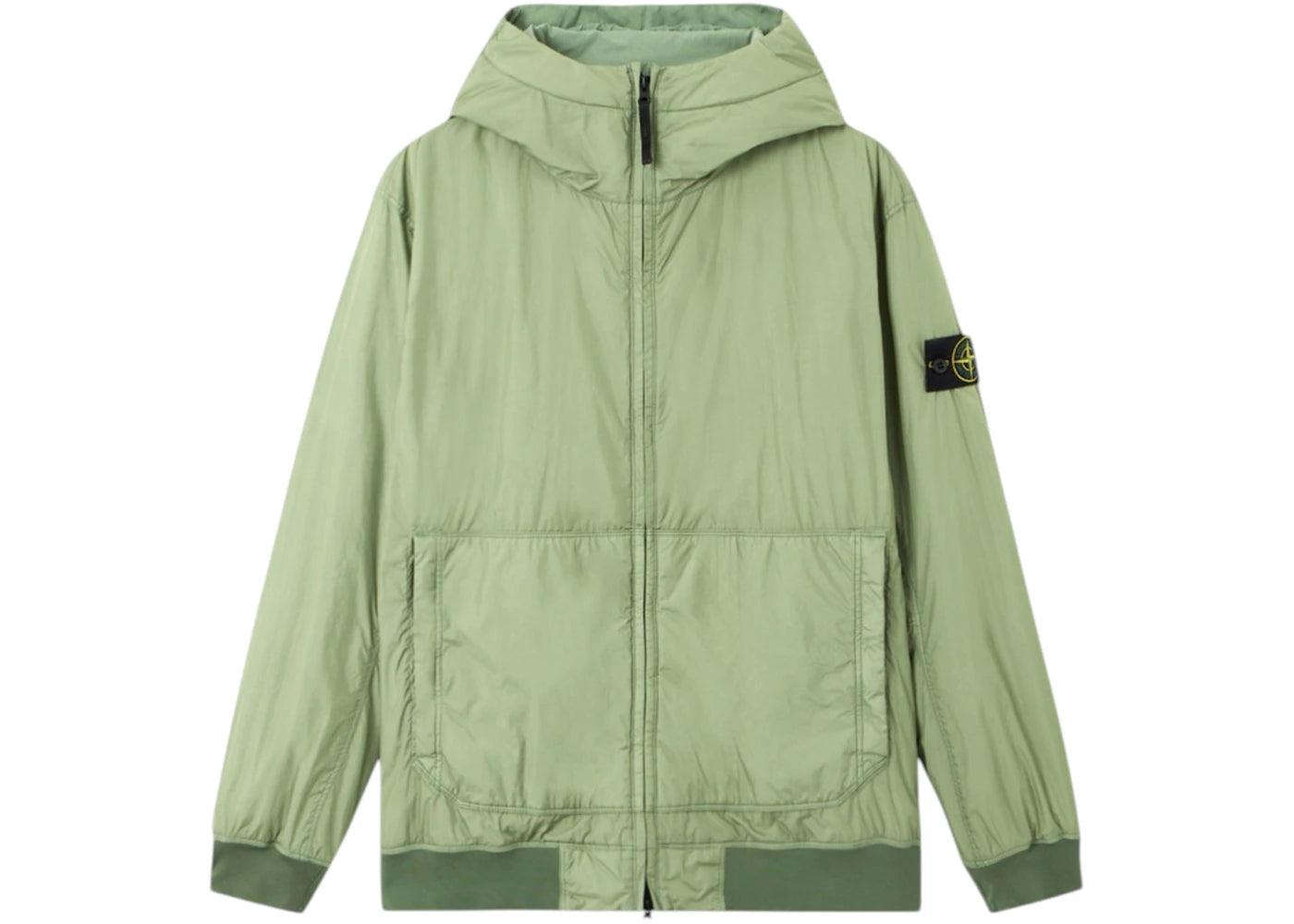 Stone Island 4100013 Crinkle Reps NY Recycled Nylon Jacket Sage Green