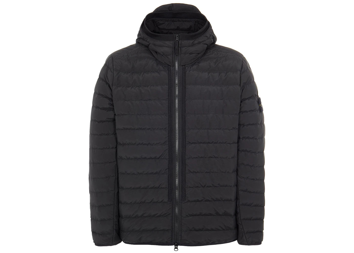 Stone Island 42725 O-Cotton/R-Nylon Tela Jacket Black