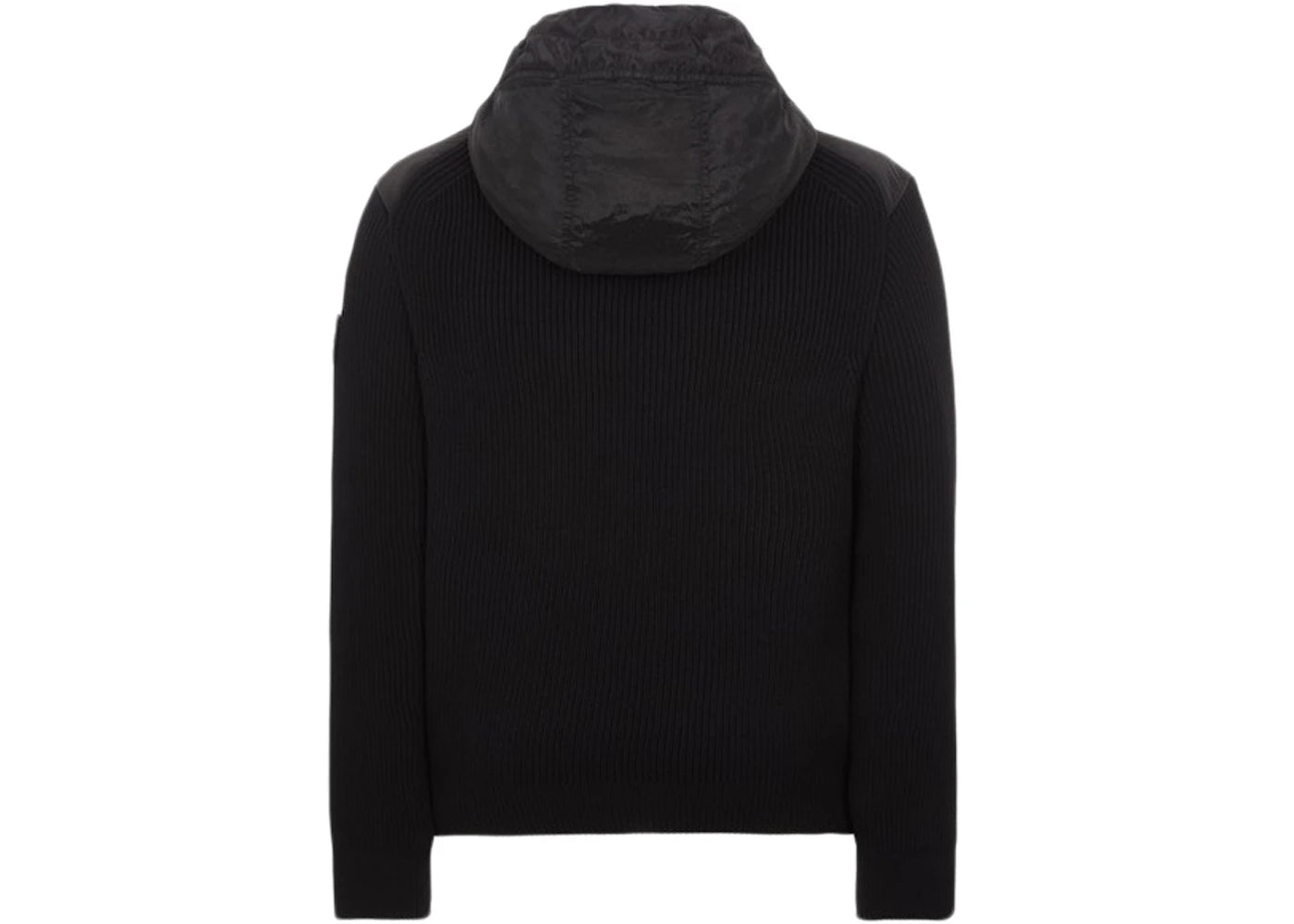 Stone Island 42730 Nylon Metal In ECONYL Regnerated Nylon + Primaloft-TC And Knit Jacket Black