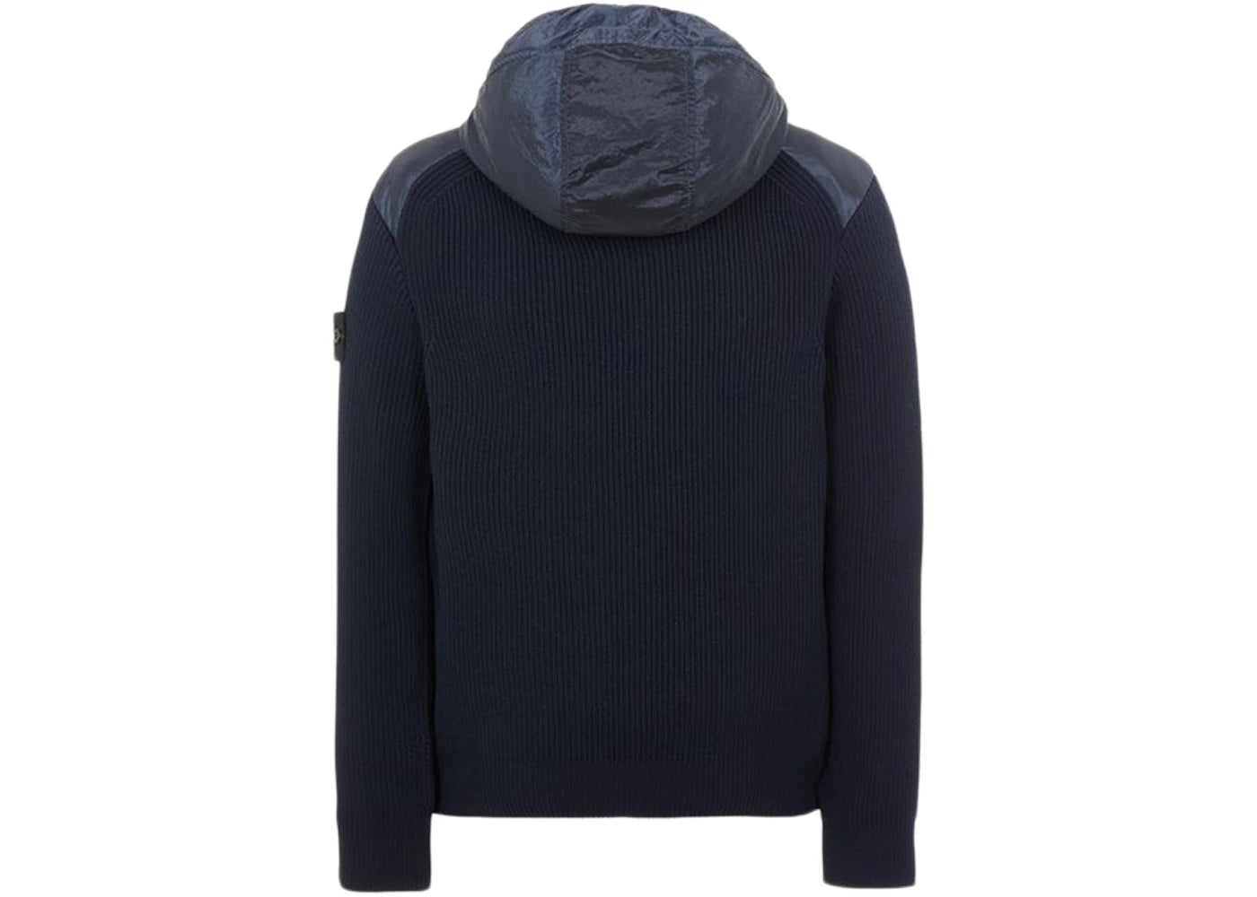 Stone Island 42730 Nylon Metal In ECONYL Regnerated Nylon + Primaloft-TC And Knit Jacket Blue