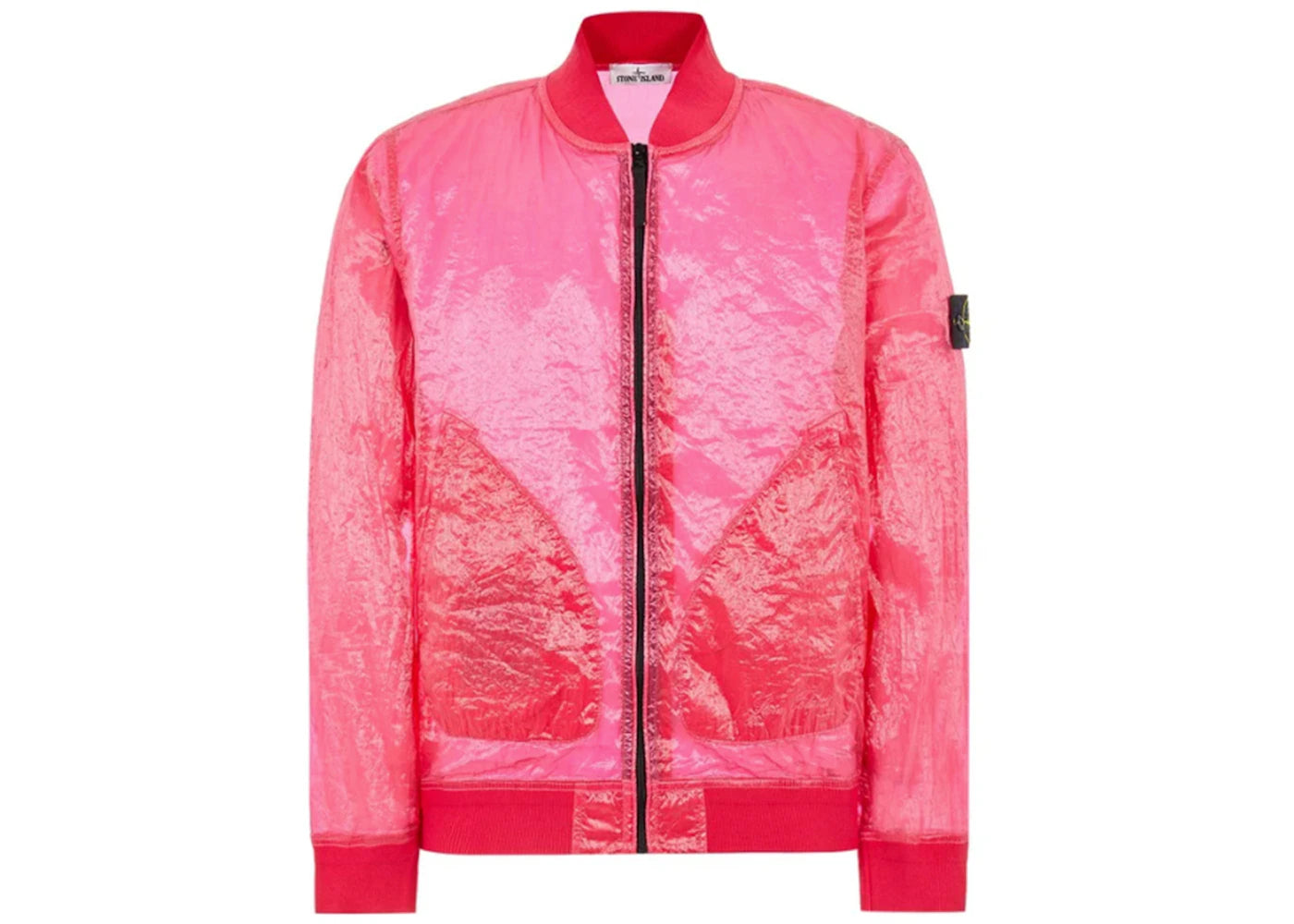 Stone Island 433Q2 Piattina Garment Dyed 82/22 Jacket Pink