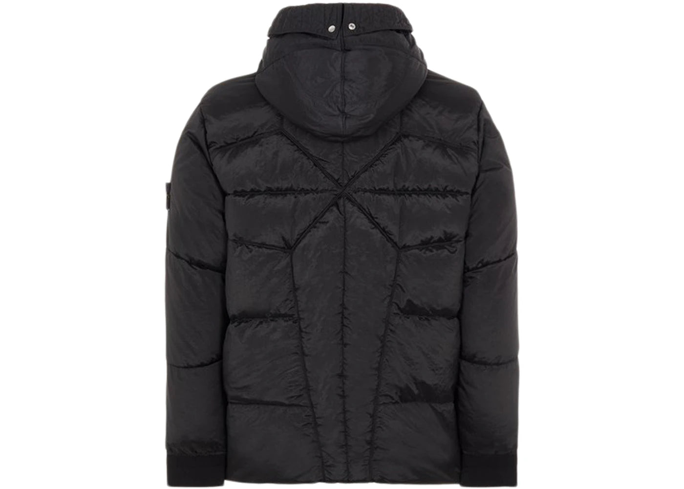 Stone Island 43619 Nylon Metal In ECONYL Regenerated Nylon Down Jacket Black