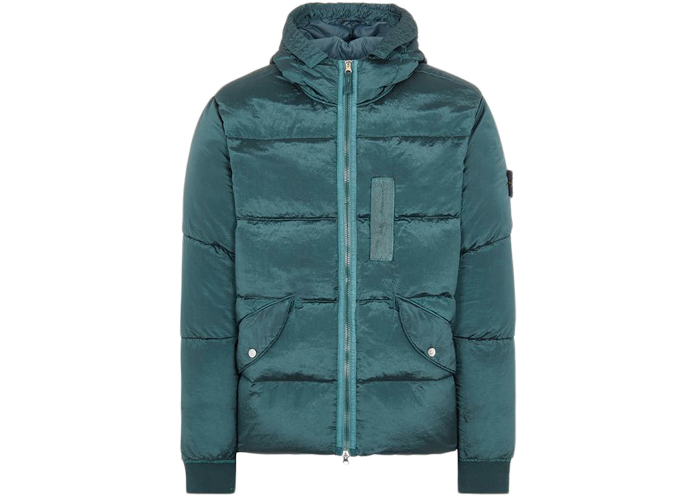 Stone Island 43619 Nylon Metal In ECONYL Regenerated Nylon Down Jacket Dark Teal Green