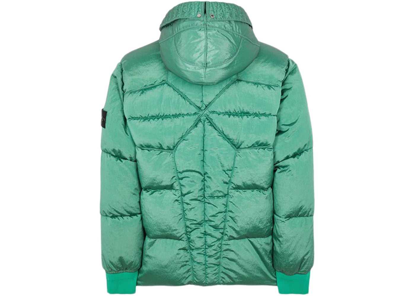 Stone Island 43619 Nylon Metal In ECONYL Regenerated Nylon Down Jacket Light Green