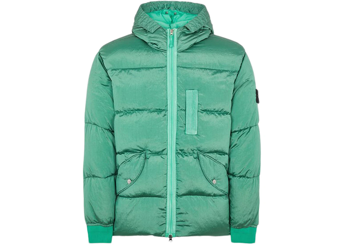 Stone Island 43619 Nylon Metal In ECONYL Regenerated Nylon Down Jacket Light Green