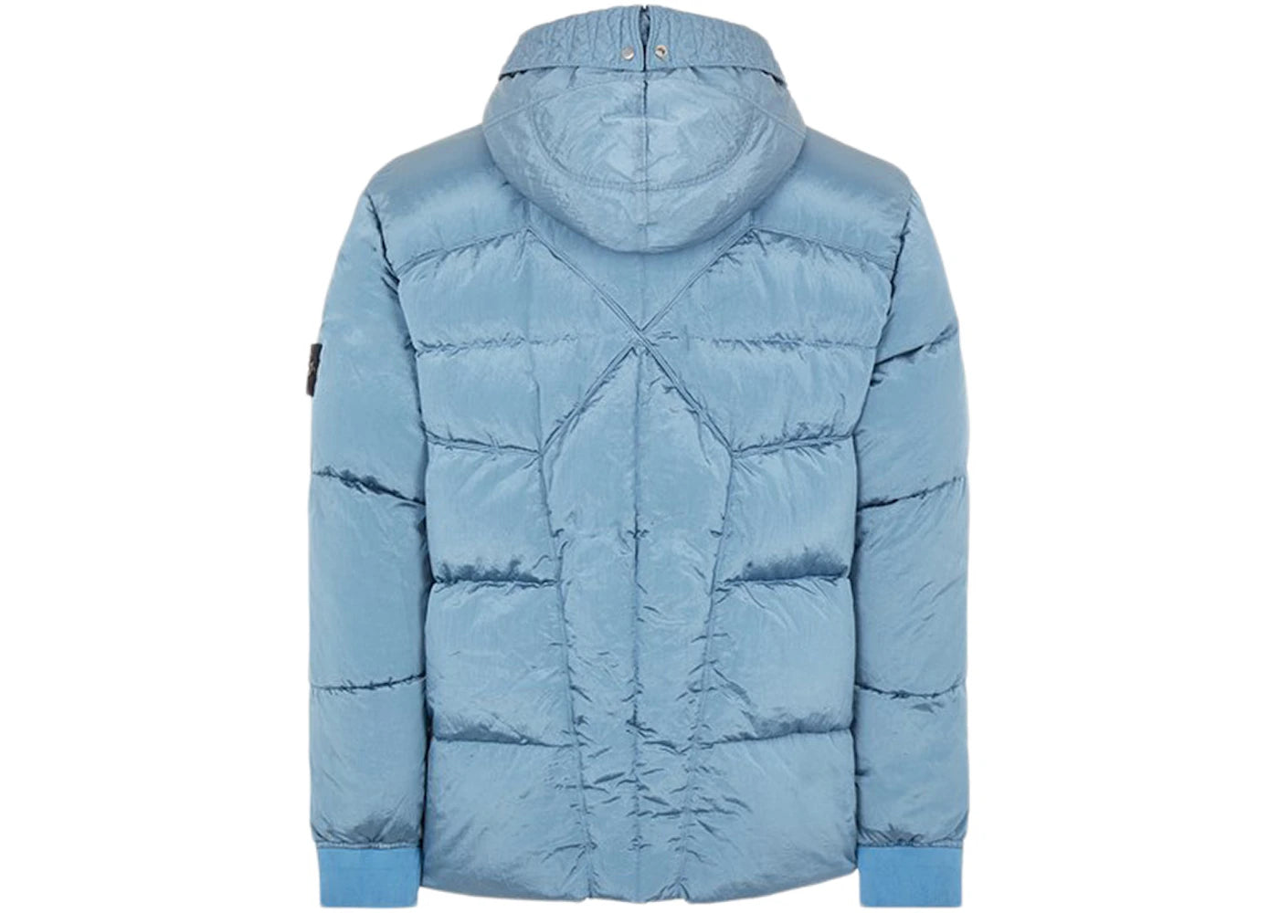 Stone Island 43619 Nylon Metal In ECONYL Regenerated Nylon Down Jacket Pastel Blue