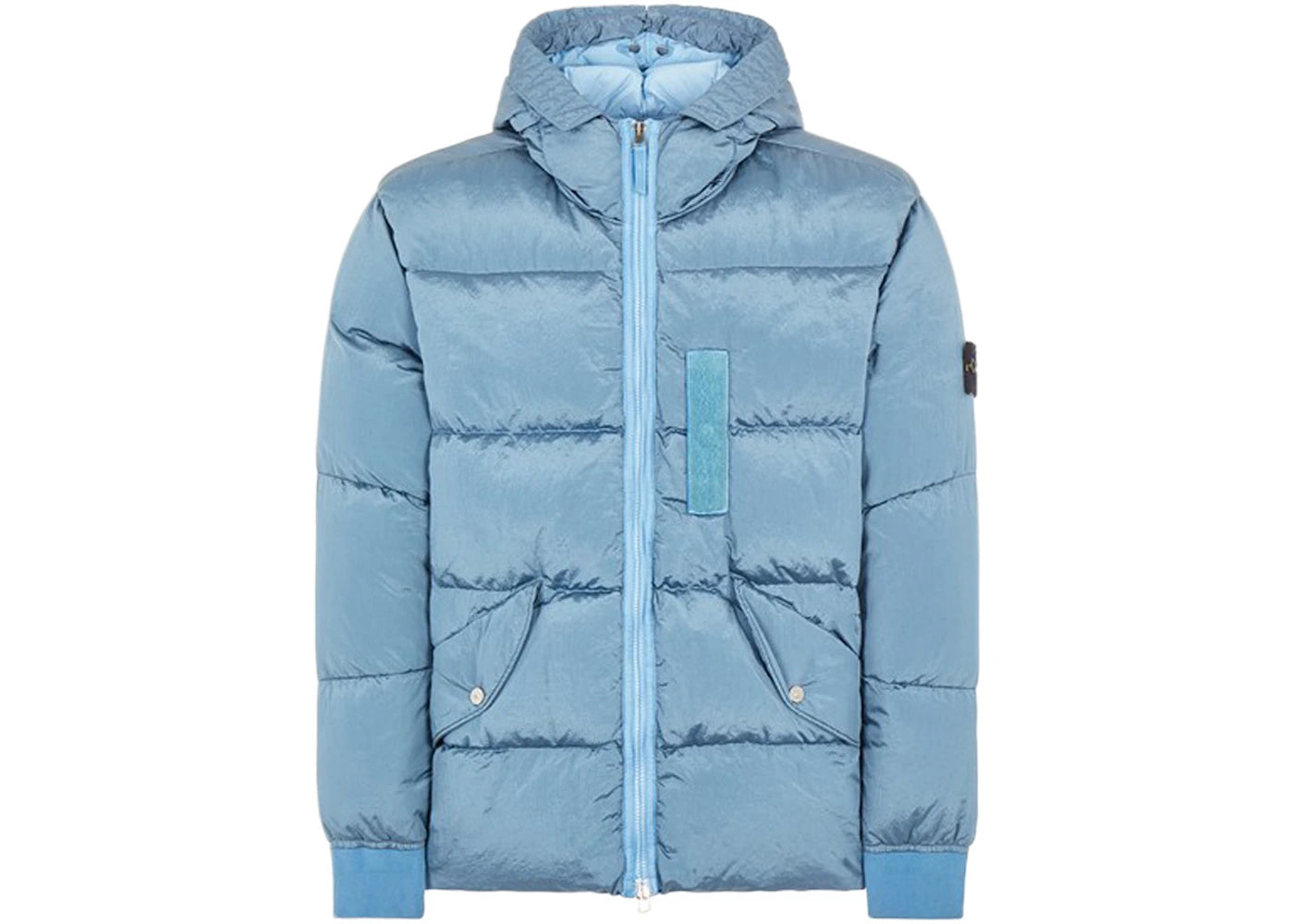 Stone Island 43619 Nylon Metal In ECONYL Regenerated Nylon Down Jacket Pastel Blue