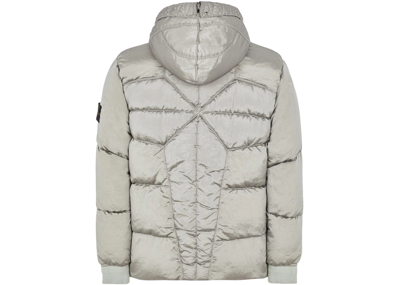 Stone Island 43619 Nylon Metal In ECONYL Regenerated Nylon Down Jacket Pearl Gray