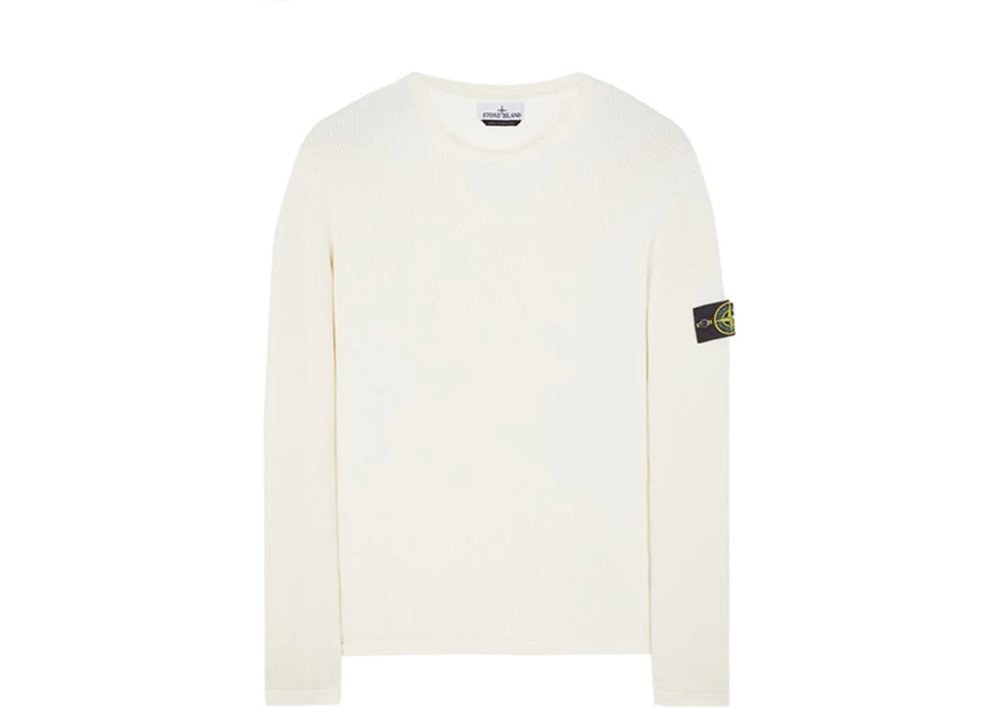 Stone Island 507D8 Knit Sweater Natural White